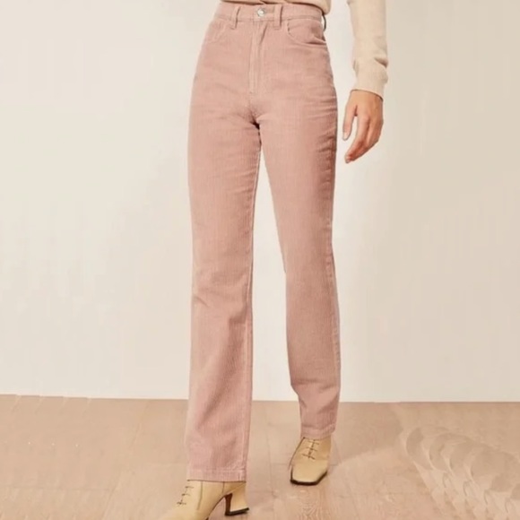 Reformation Pink Corduroy Jeans - Picture 2 of 4